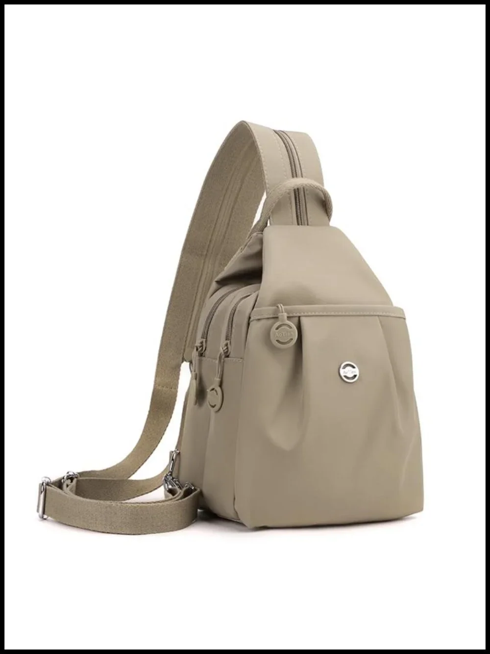 Convertible Sling Backpack Crossbody Anti Theft Lightweight Water Resistant